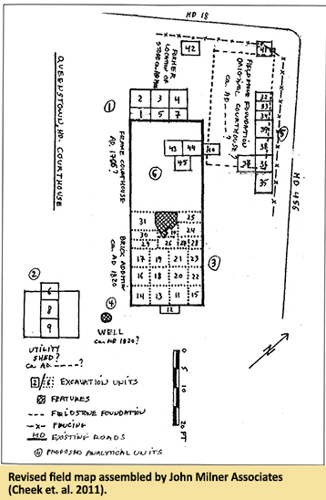 18QU124 Queenstown  Courthouse Site Map.